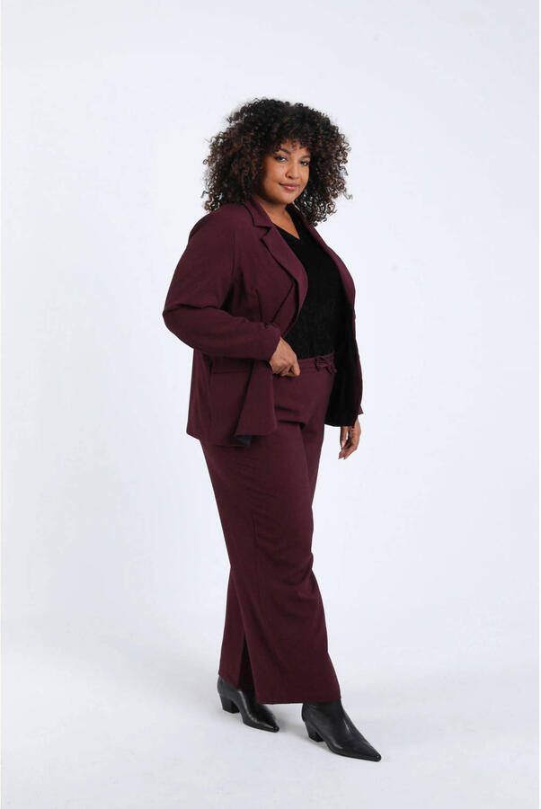 Paprika regular blazer donkerrood - Foto 3