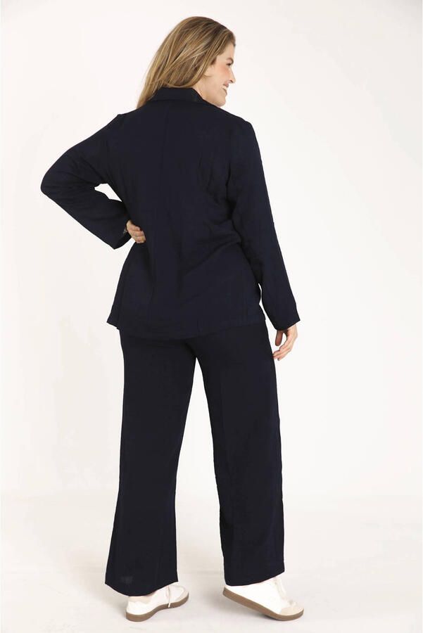 Paprika regular blazer marineblauw - Foto 3