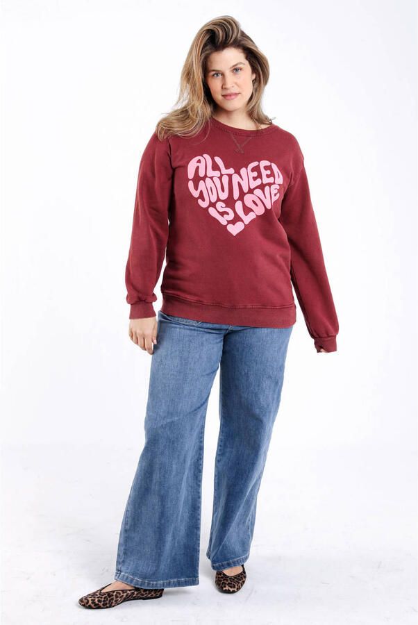 Paprika sweater donkerrood - Foto 2