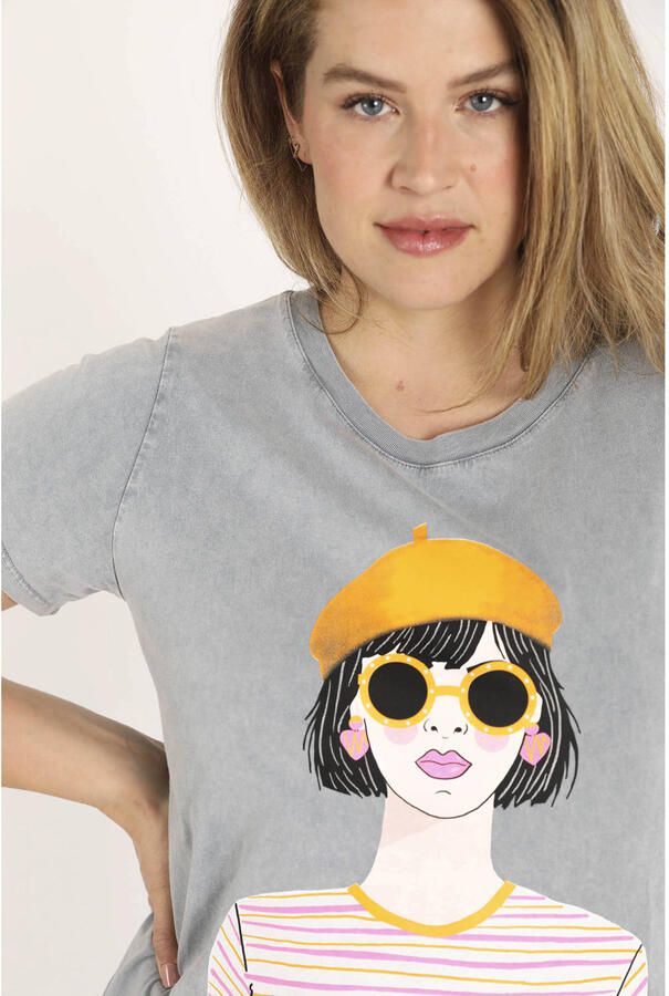 Paprika T-shirt grijs