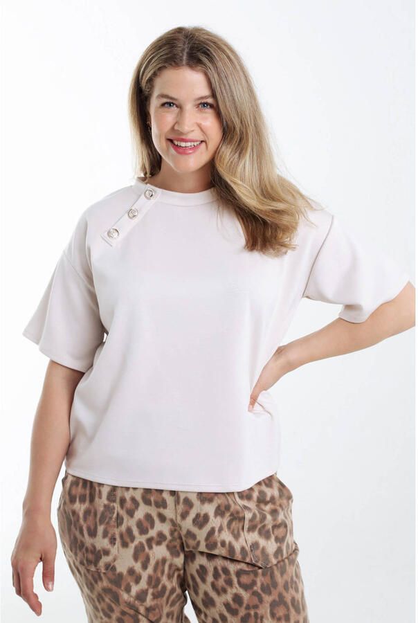 Paprika top beige