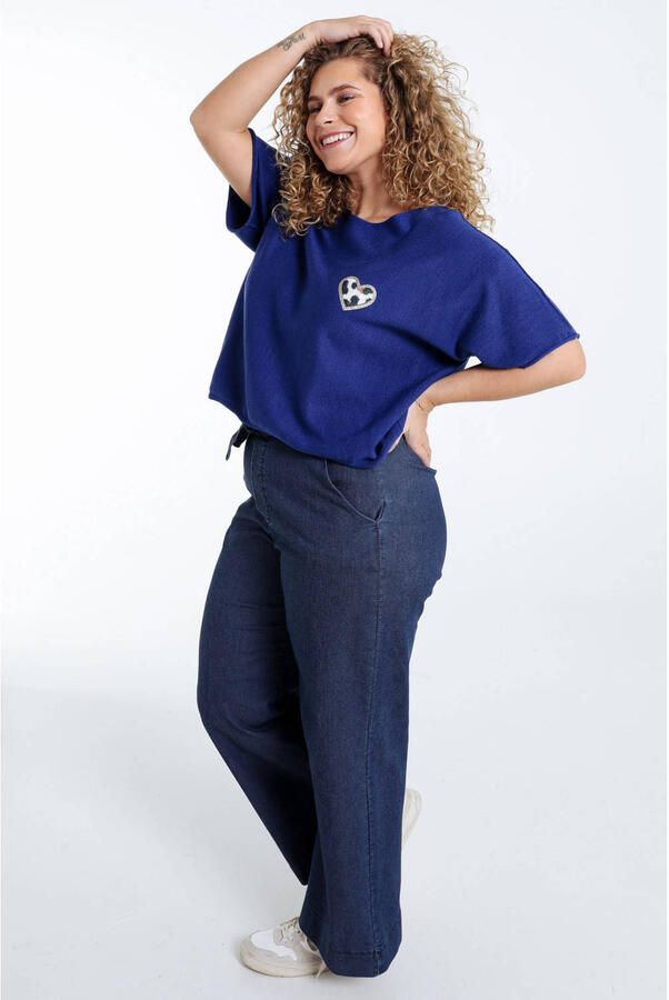 Paprika top blauw - Foto 3