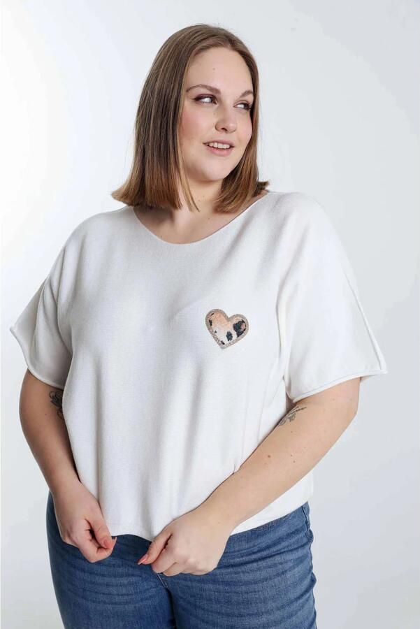 Paprika top ecru