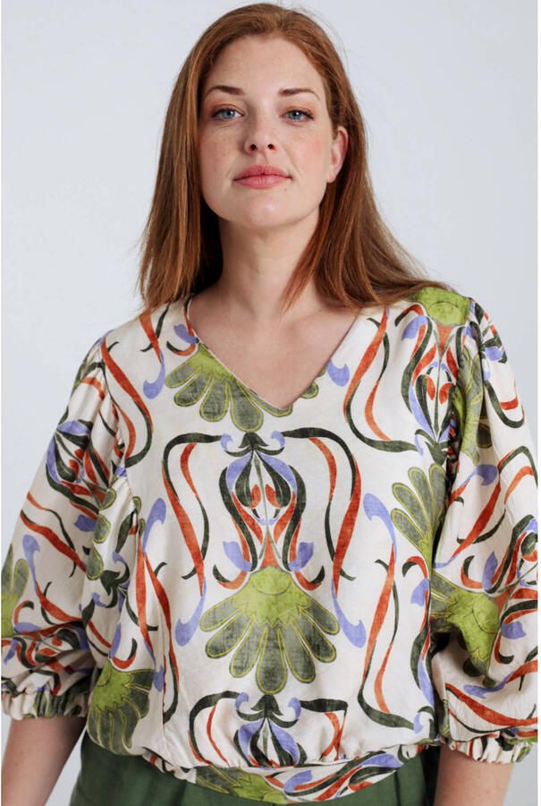 Paprika top ecru