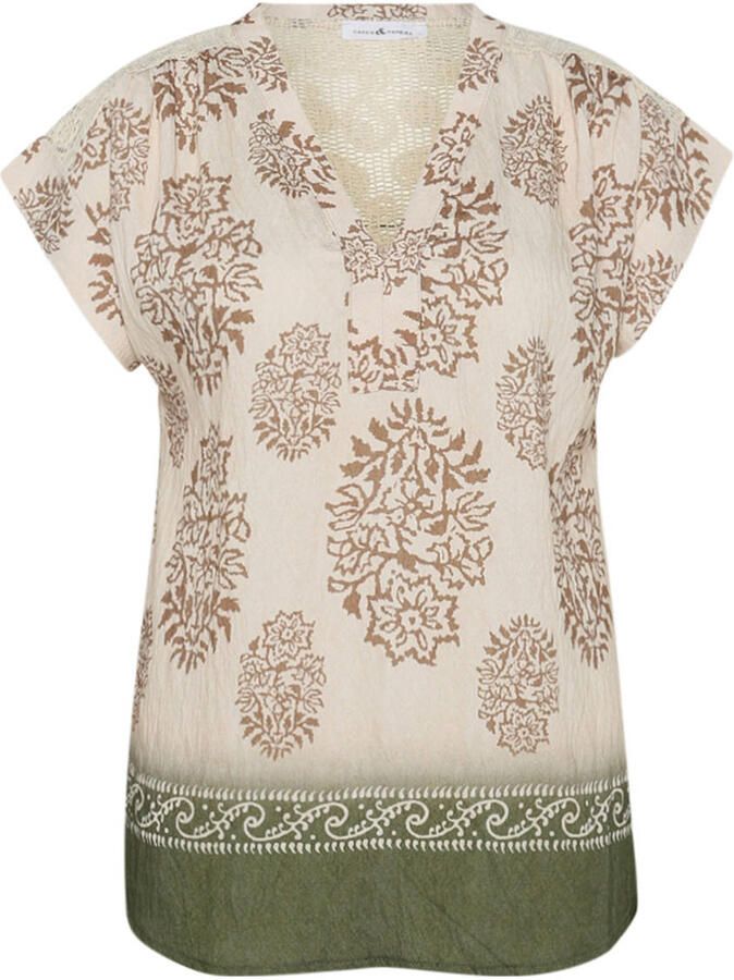 Paprika top ecru