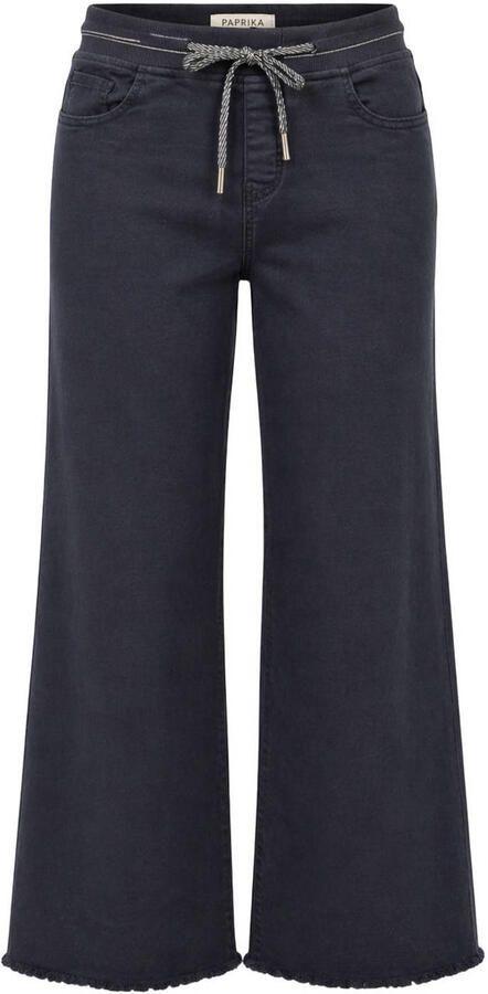 Paprika wide leg jeans marineblauw