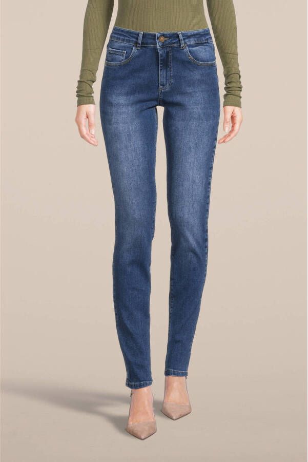 Para Mi high waist skinny jeans Celine Daily Denims medium blue denim