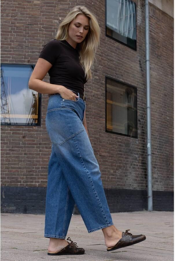 Para Mi barrel jeans medium blue denim - Foto 2