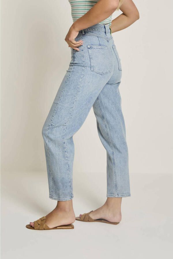Para Mi Bibian high waist regular fit jeans light blue denim - Foto 2
