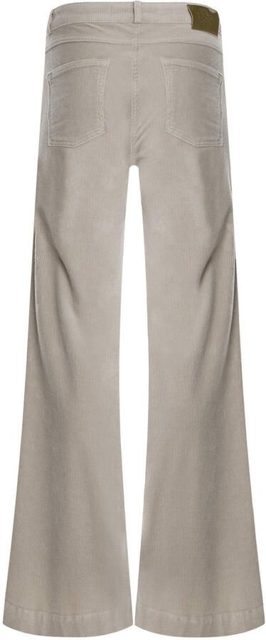 Para Mi corduroy wide leg broek beige - Foto 3