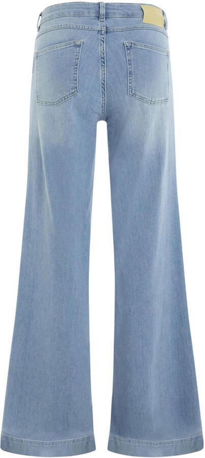 Para Mi high waist flared jeans light blue denim - Foto 3