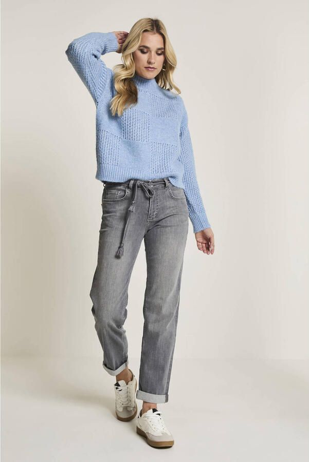 Para Mi high waist loose fit jeans grey denim