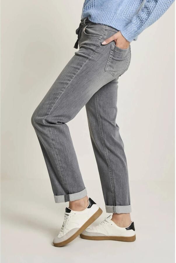 Para Mi high waist loose fit jeans grey denim - Foto 2