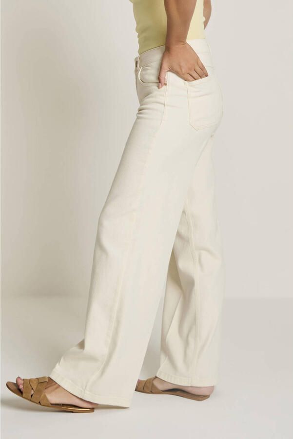 Para Mi Mira (Denia denim) high waist straight leg jeans crème - Foto 2