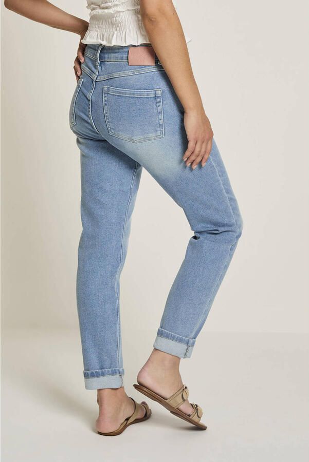 Para Mi regular waist regular fit jeans light blue denim - Foto 2