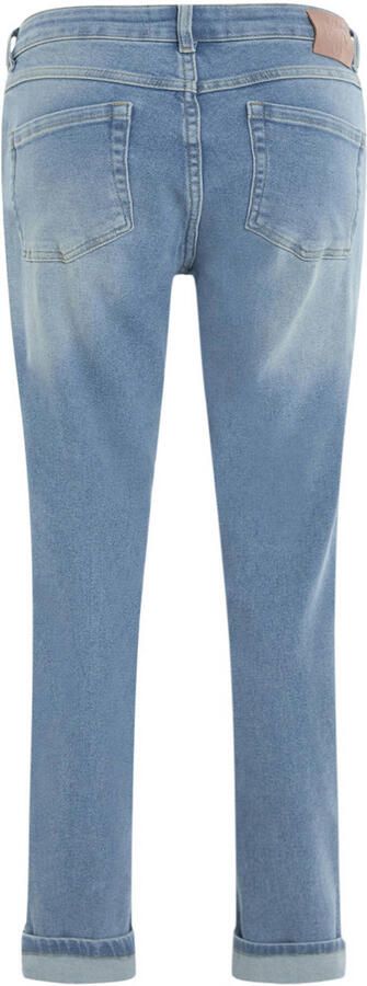 Para Mi regular waist regular fit jeans light blue denim - Foto 3