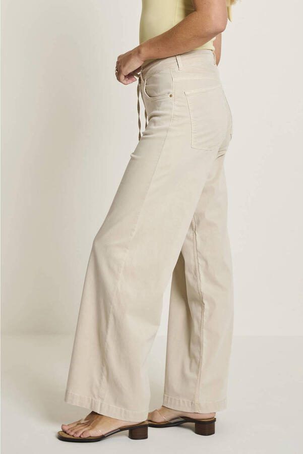 Para Mi straight high waist broek crème - Foto 3