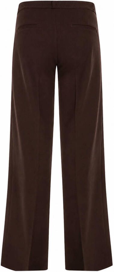 Para Mi wide leg broek bruin - Foto 2