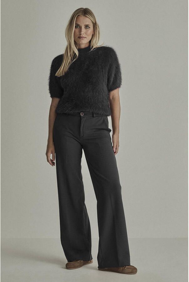 Para Mi wide leg broek zwart