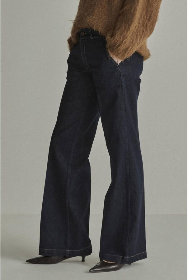 Para Mi wide leg jeans donkerblauw - Foto 2