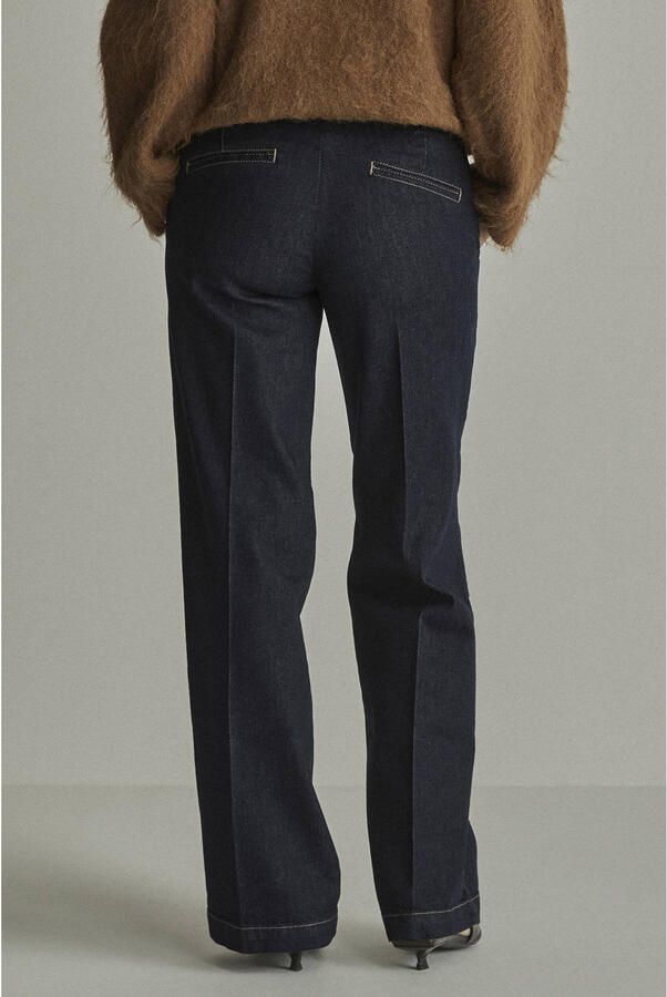 Para Mi wide leg jeans donkerblauw - Foto 3