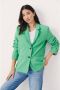 Part Two blazer NajanasPW van gerecycled polyester groen - Thumbnail 1