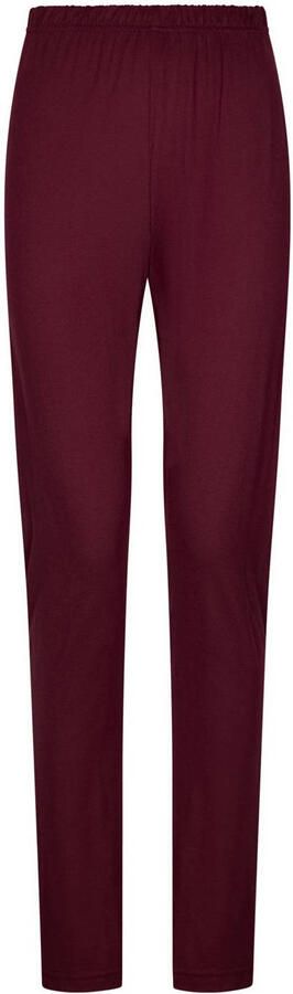 Pastunette Deluxe pyjama donkerrood wit - Foto 2