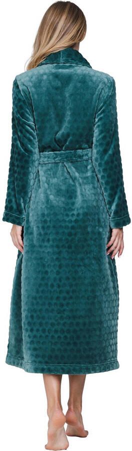 Pastunette fleece badjas donkergroen - Foto 2