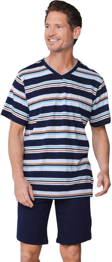 Pastunette for men shortama donkerblauw