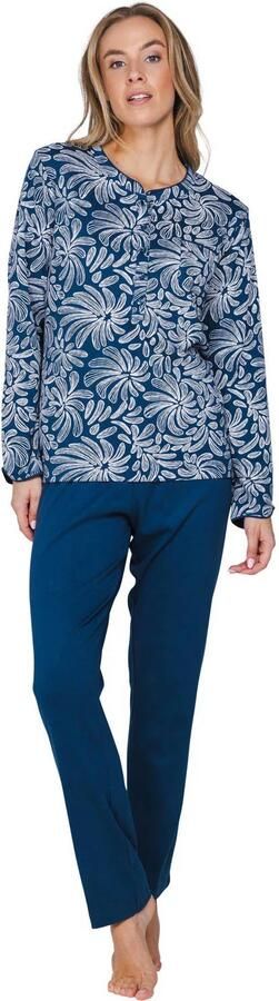 Pastunette pyjama set blauw wit