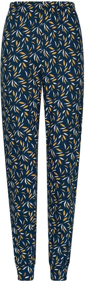 Pastunette pyjama donkerblauw geel wit - Foto 2