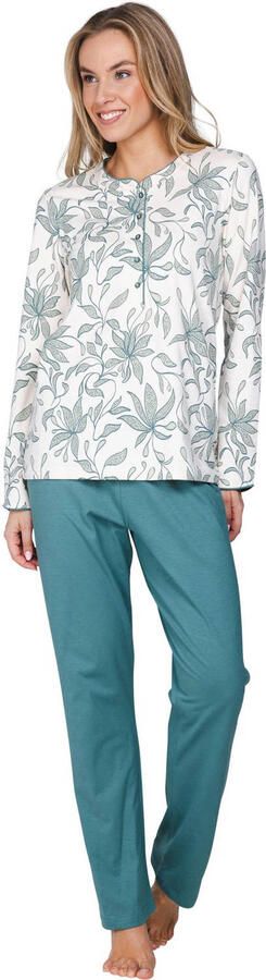 Pastunette pyjama set groen ecru
