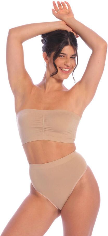 Perfect Secrets niet-voorgevormde strapless bh Perfect Bandeau beige - Foto 3