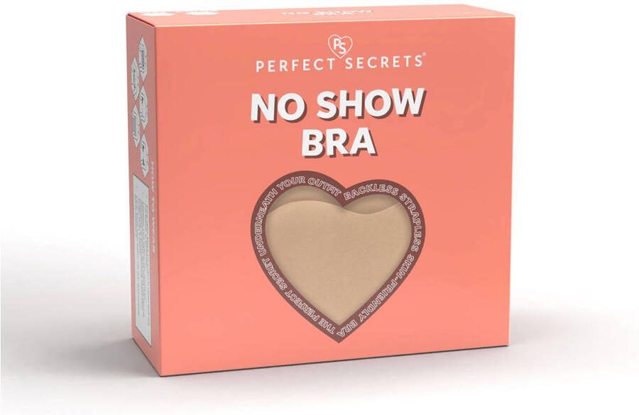 Perfect Secrets voorgevormde strapless plak bh No Show Bra beige - Foto 3