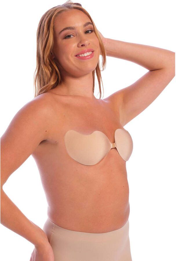 Perfect Secrets voorgevormde strapless plak bh No Show Bra beige - Foto 2