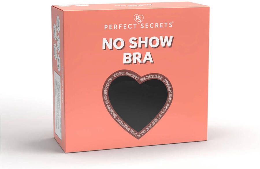 Perfect Secrets voorgevormde strapless plak bh No Show Bra zwart - Foto 2