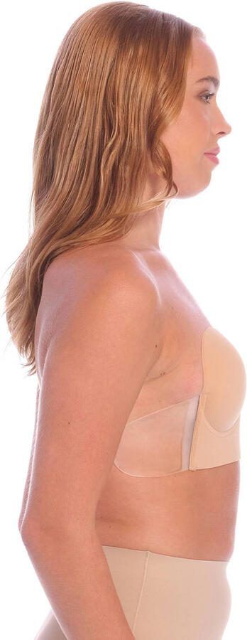 Perfect Secrets voorgevormde strapless plak bh Perfect Plunge Bra beige - Foto 2