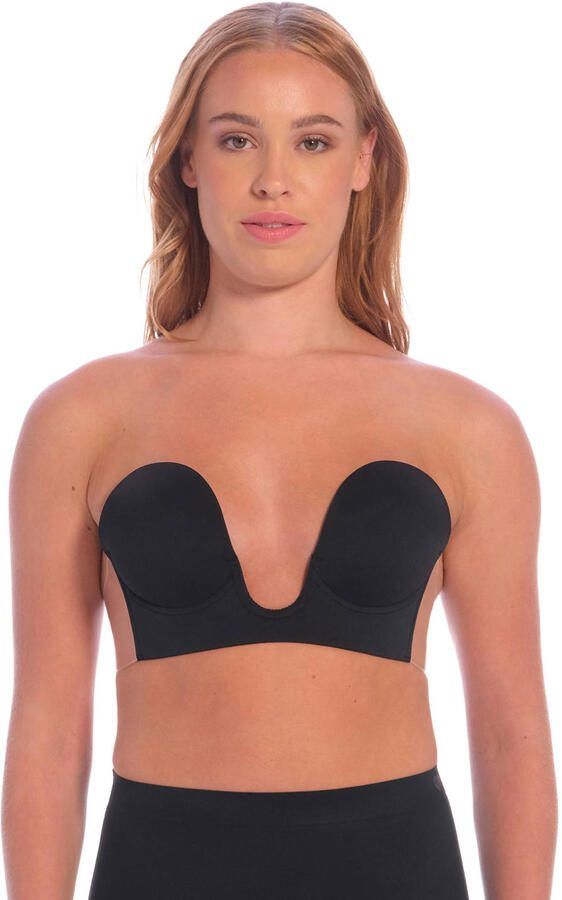 Perfect Secrets voorgevormde strapless plak bh Perfect Plunge Bra zwart