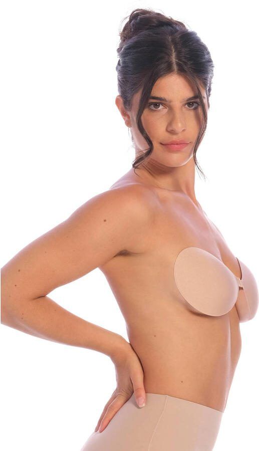 Perfect Secrets voorgevormde strapless plak bh Stick On Bra beige - Foto 2