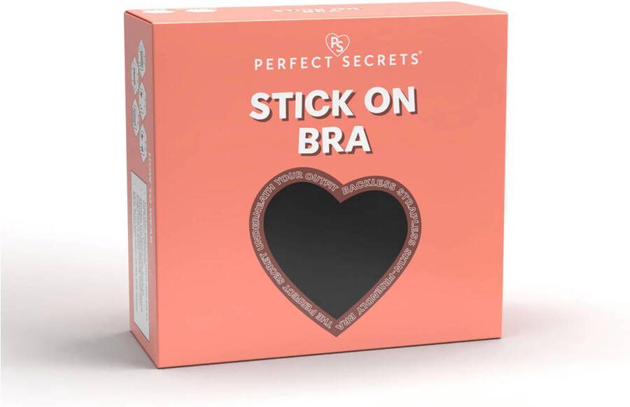 Perfect Secrets voorgevormde strapless plak bh Stick On Bra zwart - Foto 2