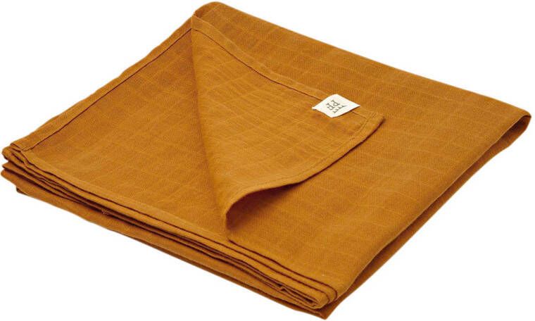 Petit Filippe muslin hydrofiele doek XL 120x120 brique