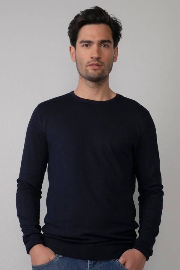 Petrol Industries fijngebreide pullover midnight navy