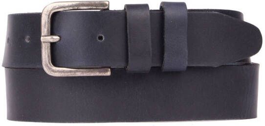 Petrol Industries leren riem donkerblauw - Foto 3