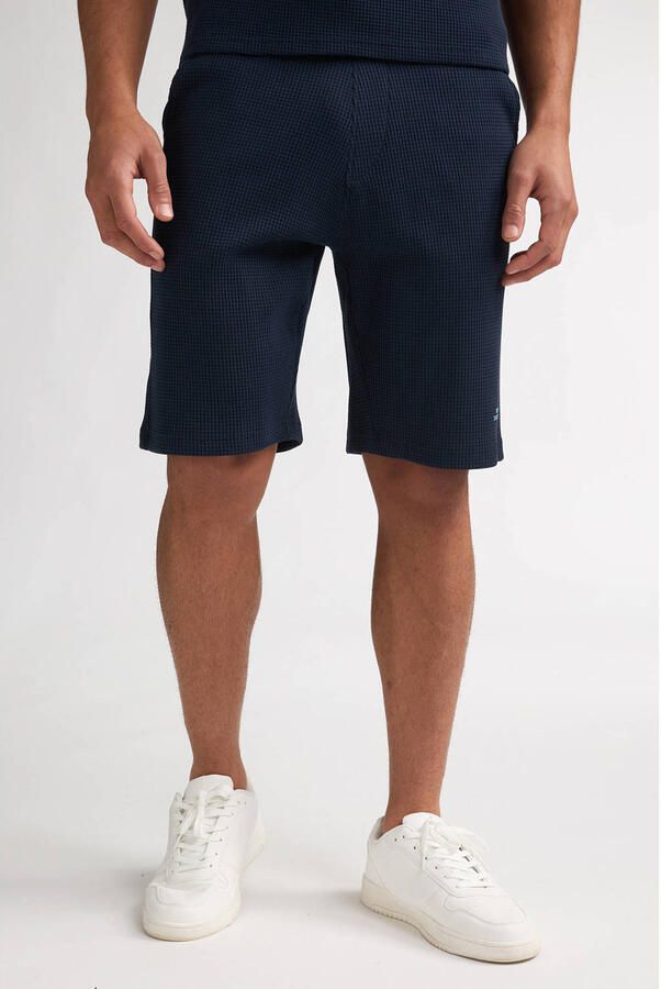 Petrol Industries casual short donkerblauw