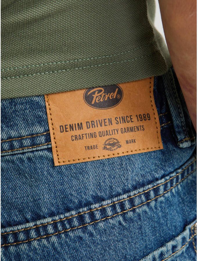 Petrol Industries denim loose short medium blue denim - Foto 3