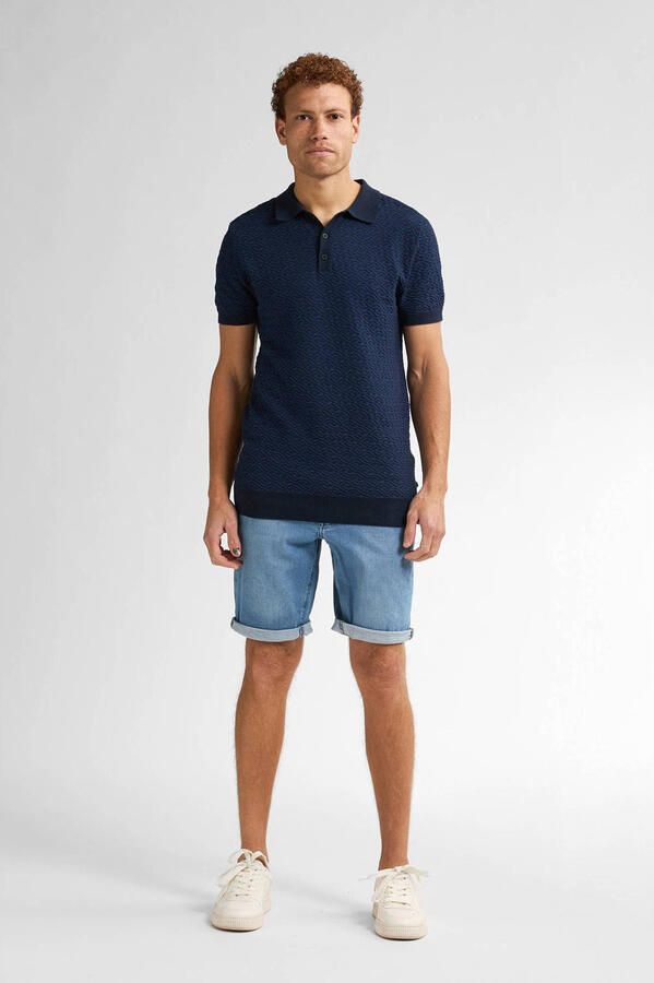 Petrol Industries denim regular short blauw - Foto 3