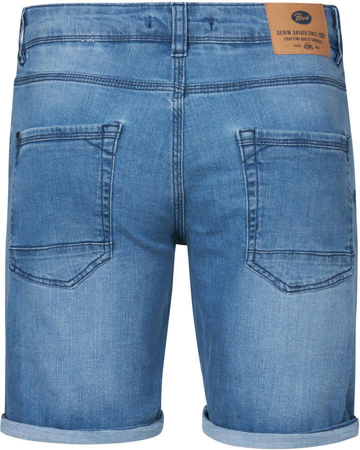 Petrol Industries denim regular short blauw - Foto 2