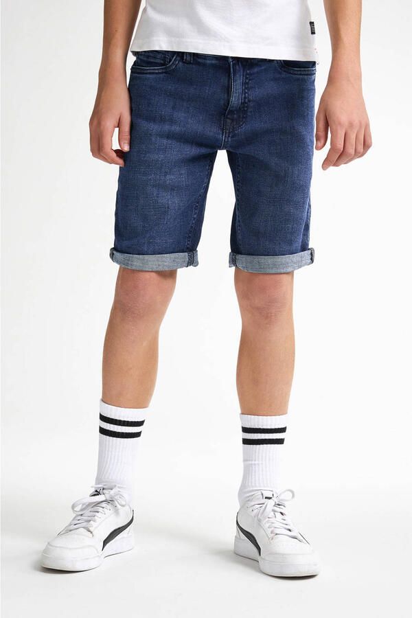 Petrol Industries denim short dark blue denim