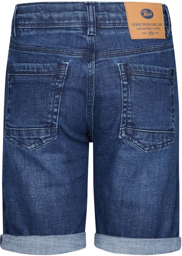 Petrol Industries denim short dark blue denim - Foto 3
