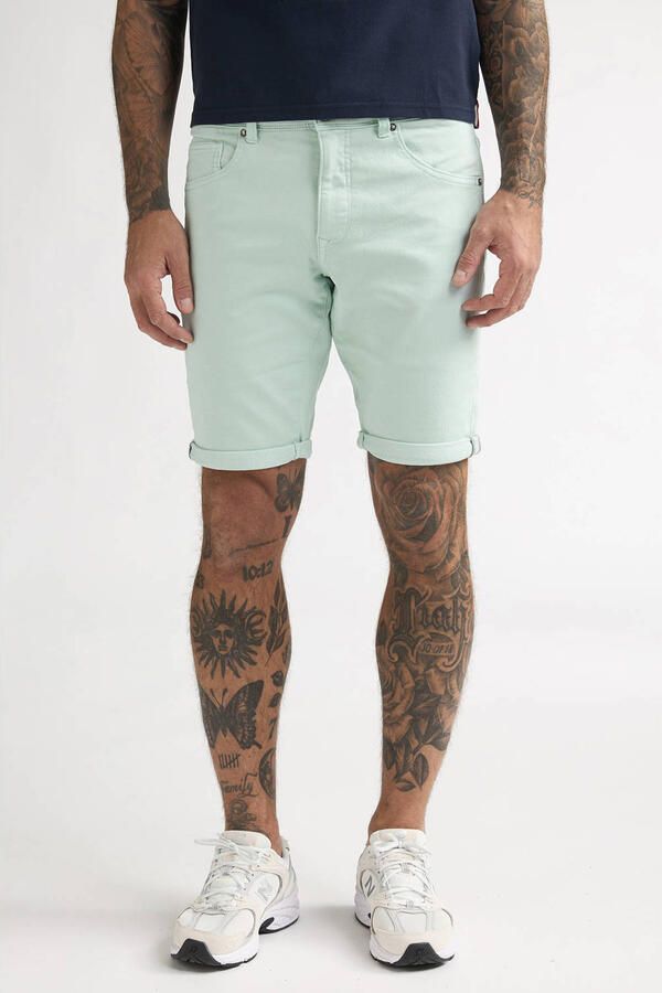 Petrol Industries denim slim short cool mint